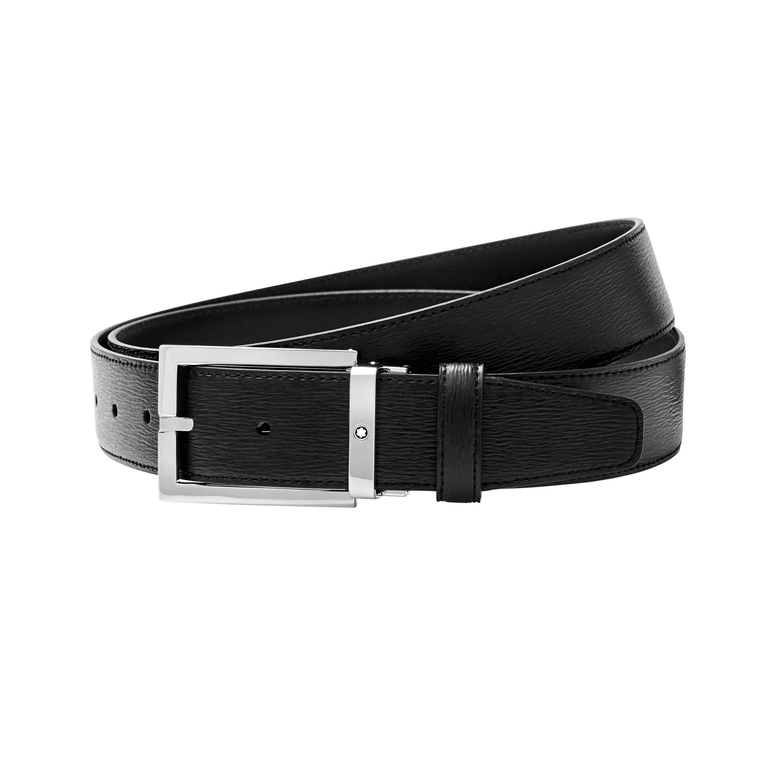 CEINTURE RECTANGULAIRE BOUCLE EN ACIER CUIR WESTSIDE 35MM