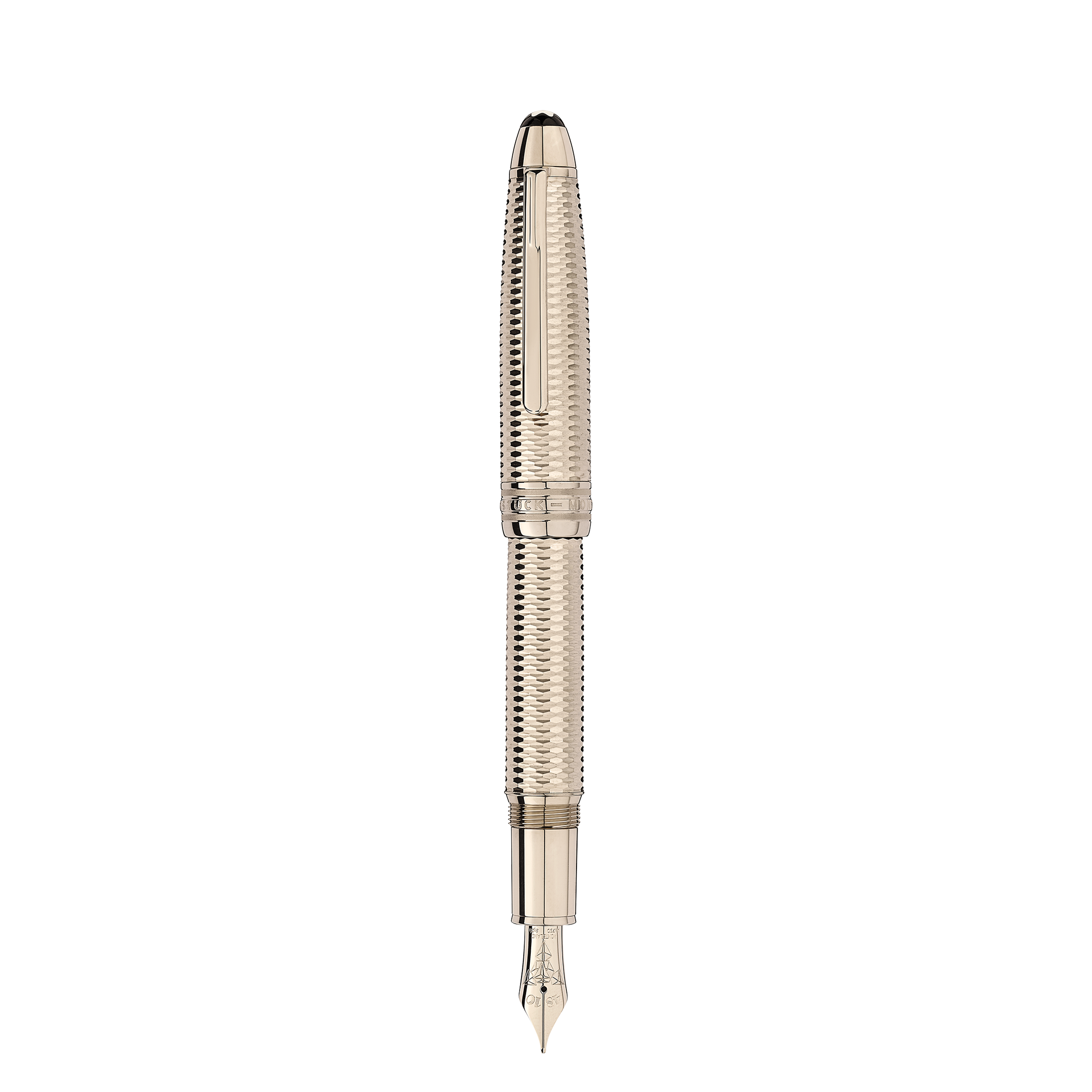 STYLO PLUME F OR 18K MEISTERSTUCK 146 SOLITAIRE FINITION CHAMPAGNE