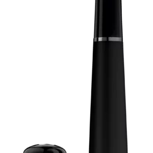 STYLO PLUME M OR 14K BONHEUR BOYFRIEND RESINE PRECIE USE NOIRE MATTE FINITION RUTHENIEE