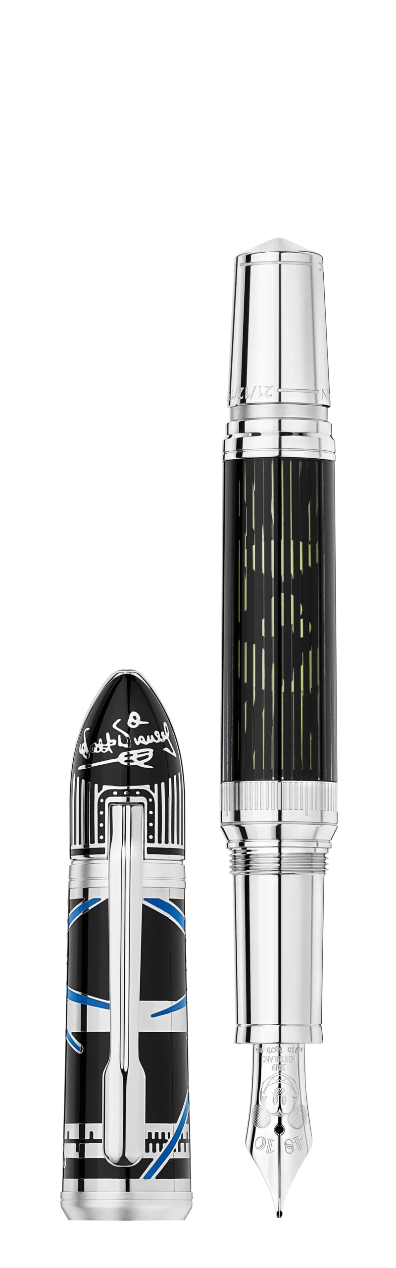 STYLO PLUME M 18K GREAT CHARACTERS WALT DISNEY EDITION LIMITEE 1653/1901 RESINE EFFET SCANIMATION F