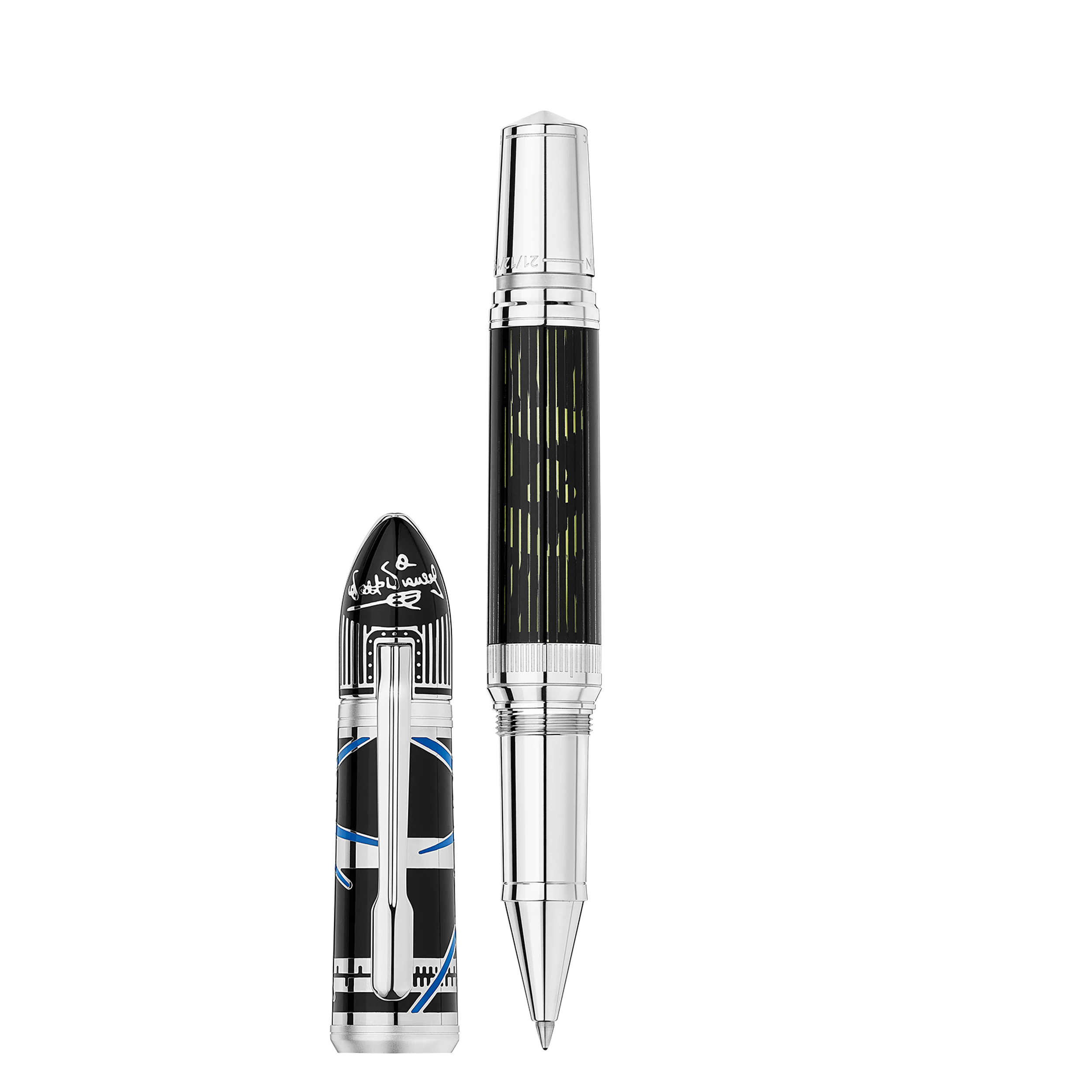 STYLO ROLLERBALL GREAT CHARACTERS WALT DISNEY EDITION LIMITEE 1478/1901 CORPS EN RESINE EFFET SCANI