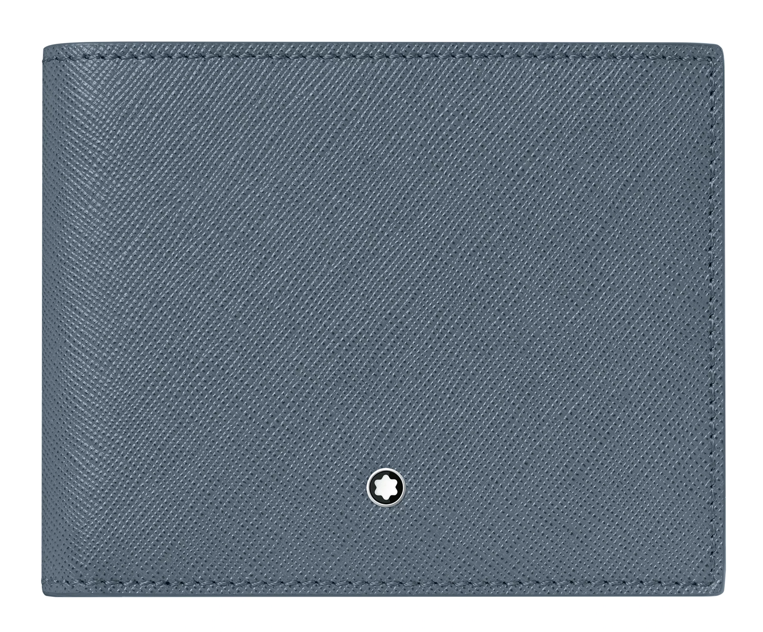 PORTEFEUILLE 6CC SARTORIAL CUIR BLEU DENIM