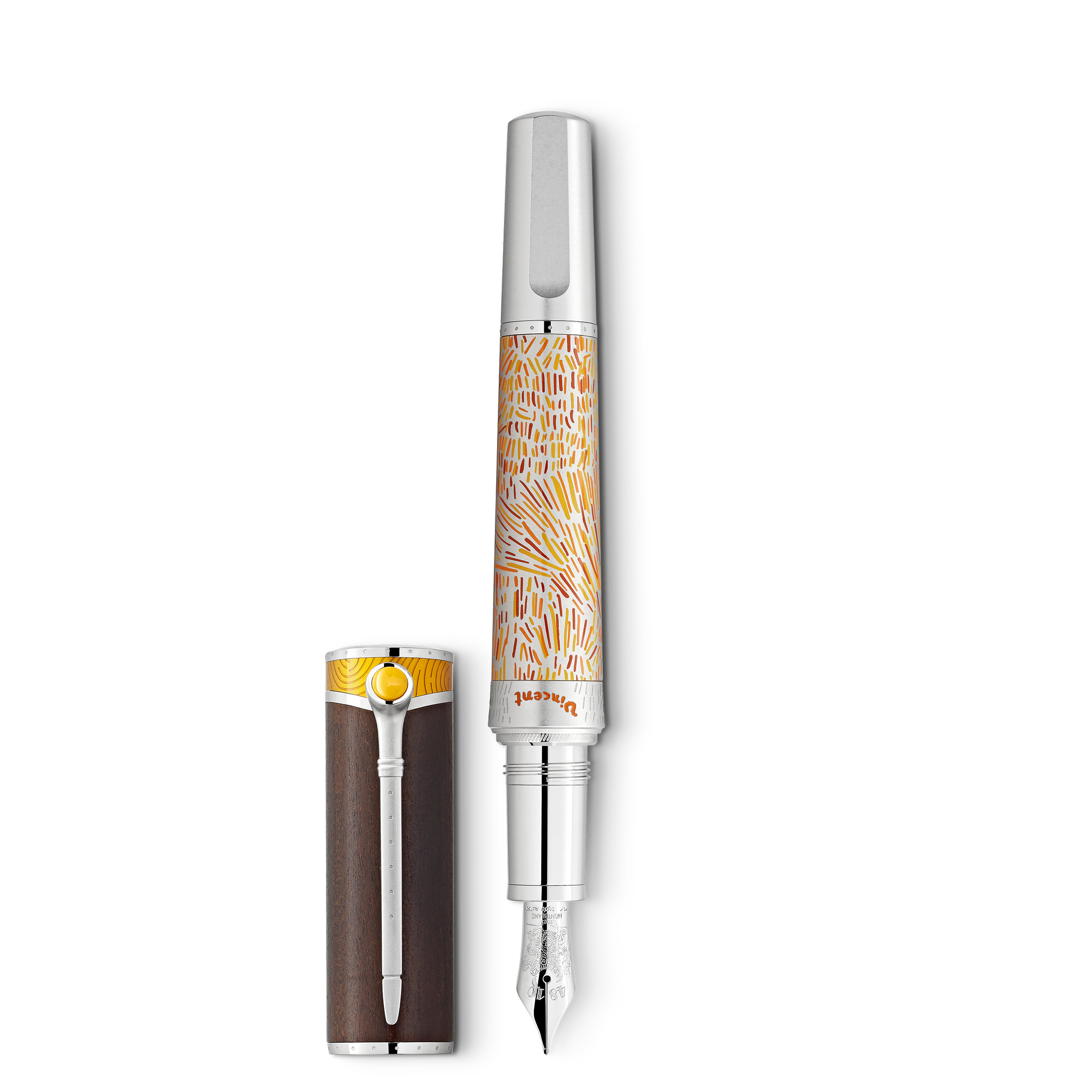 STYLO PLUME M OR 18K MASTERS OF ART EDITION LIMITEE 1364 / 4810 HOMMAGE A VAN GOGH