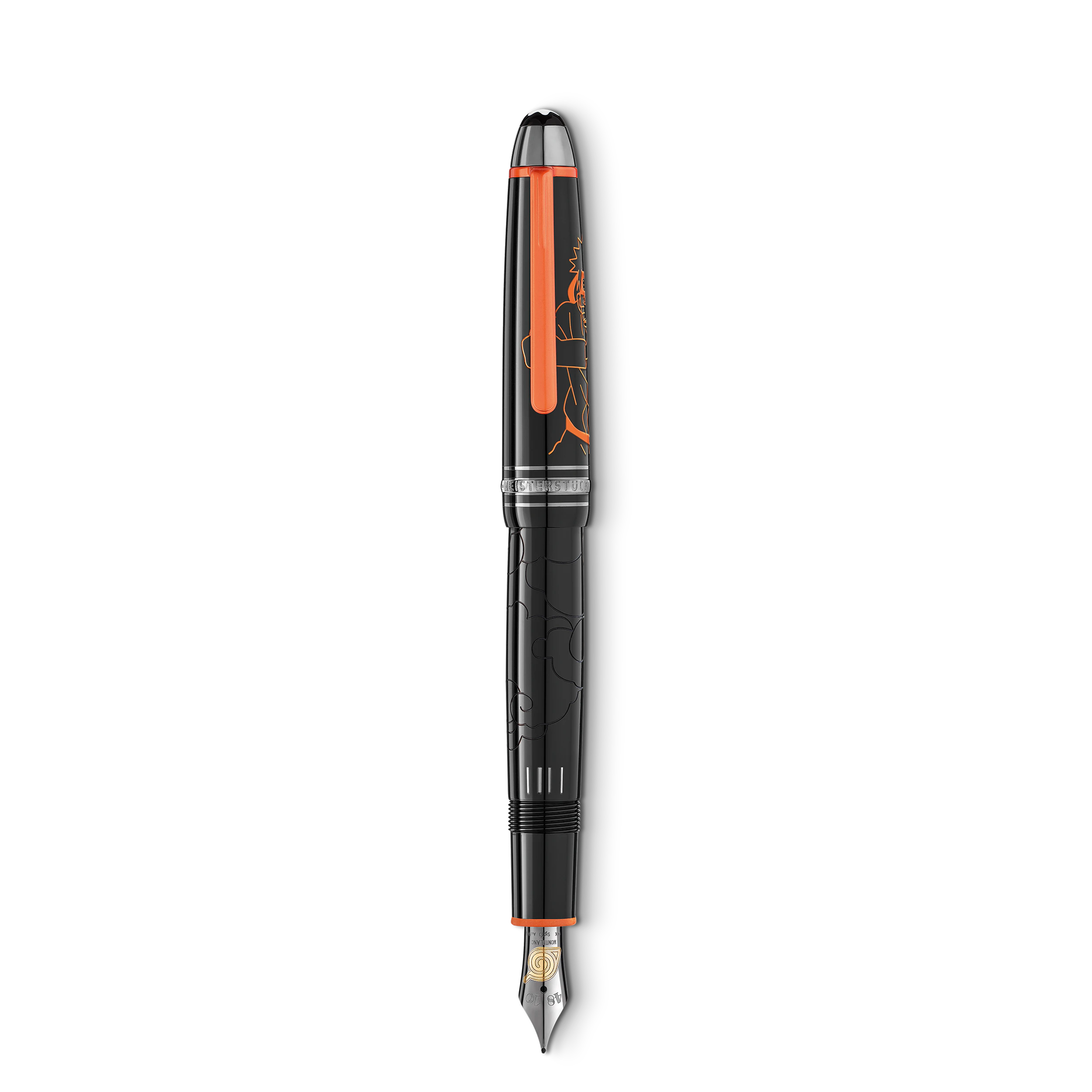 STYLO PLUME 146 EN OR 14 KARAT MEISTERSTUCK F EDITION SPECIALE NARUTO
