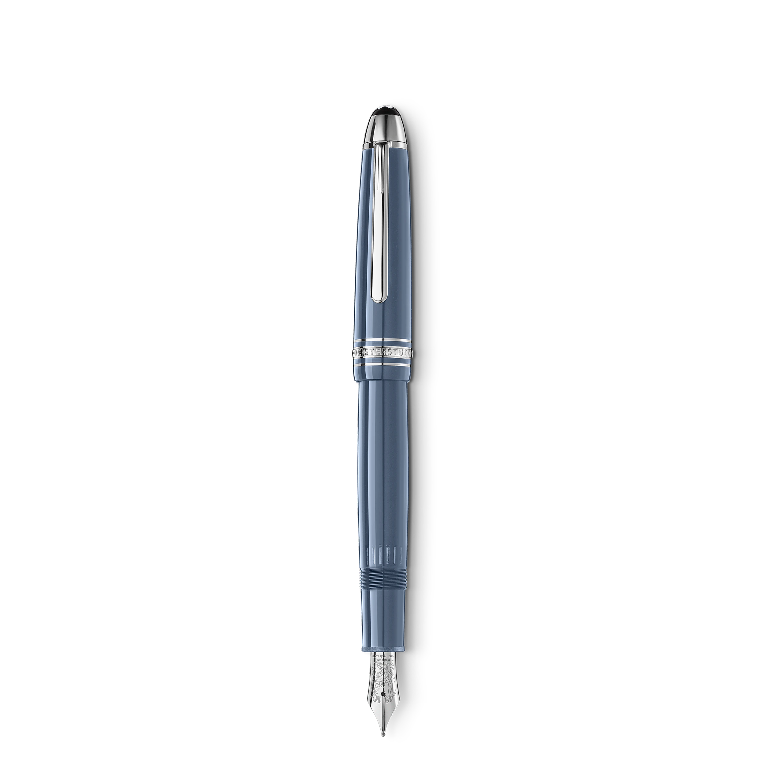 STYLO PLUME F OR 14K 146 MEISTERSTUCK GLACIER LEGRAND RESINE BLEUE