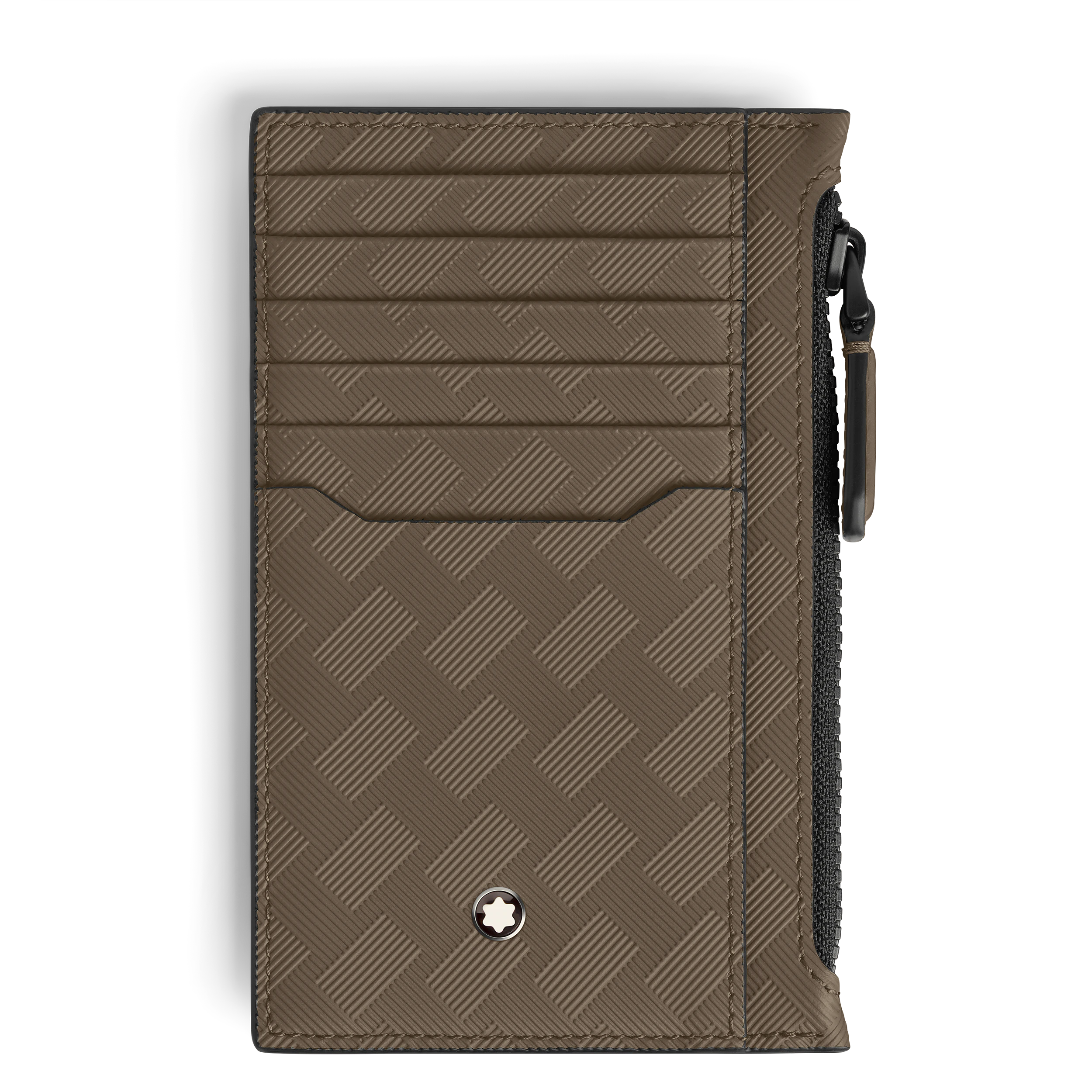 PORTE-CARTES EXTREME 3.0 COULEUR NOISETTE 8CC AVEC ZIP