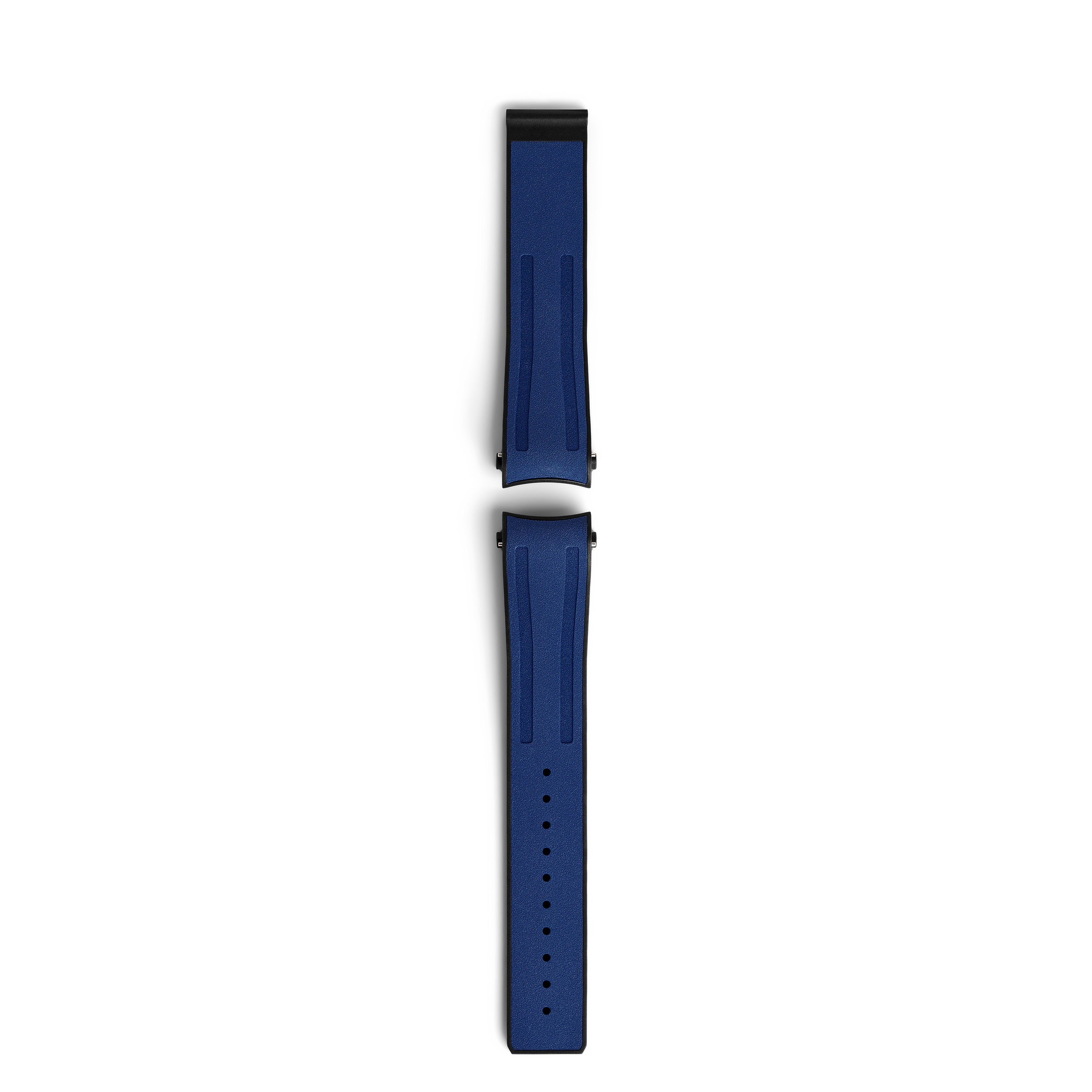 BRACELET ICED SEA 1858 RUBBER BLEU 114.3/20/7.2