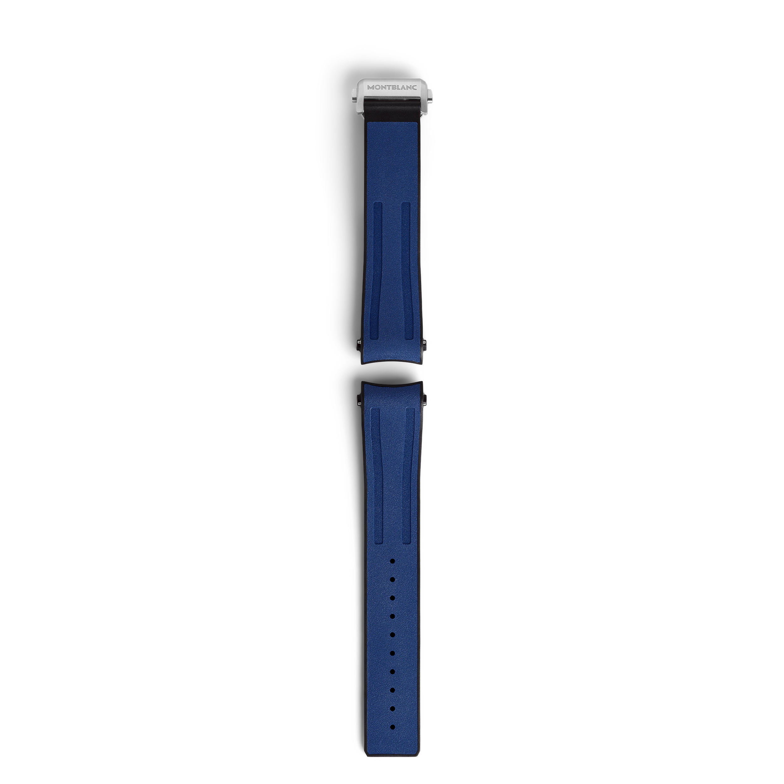 MTB_MB130588_T3014_V3007_B0006.webp BRACELET 1858 RUBBER BLEU AVEC FERMOIR