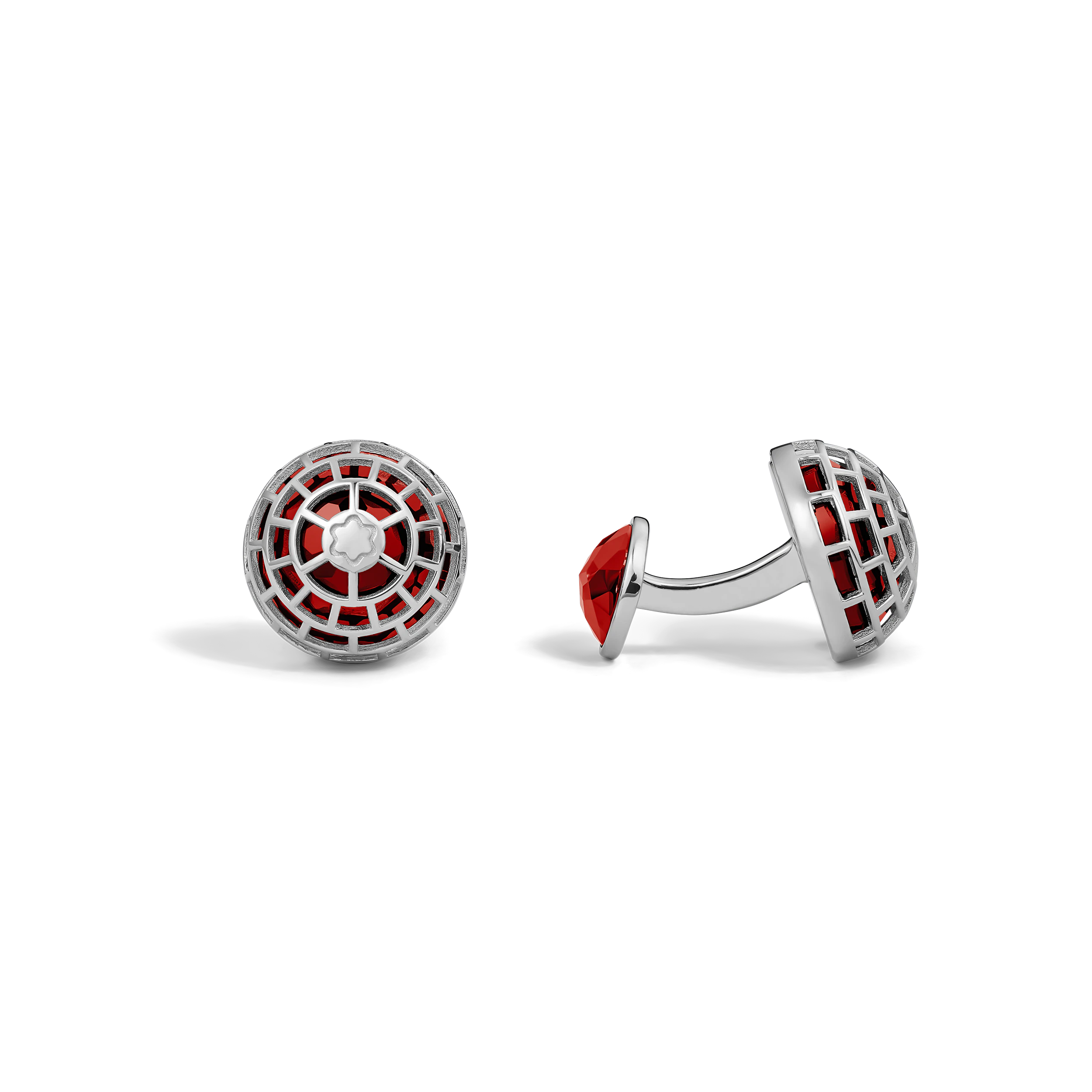 BOUTONS DE MANCHETTE IGLOO /JASPER  ARGENT