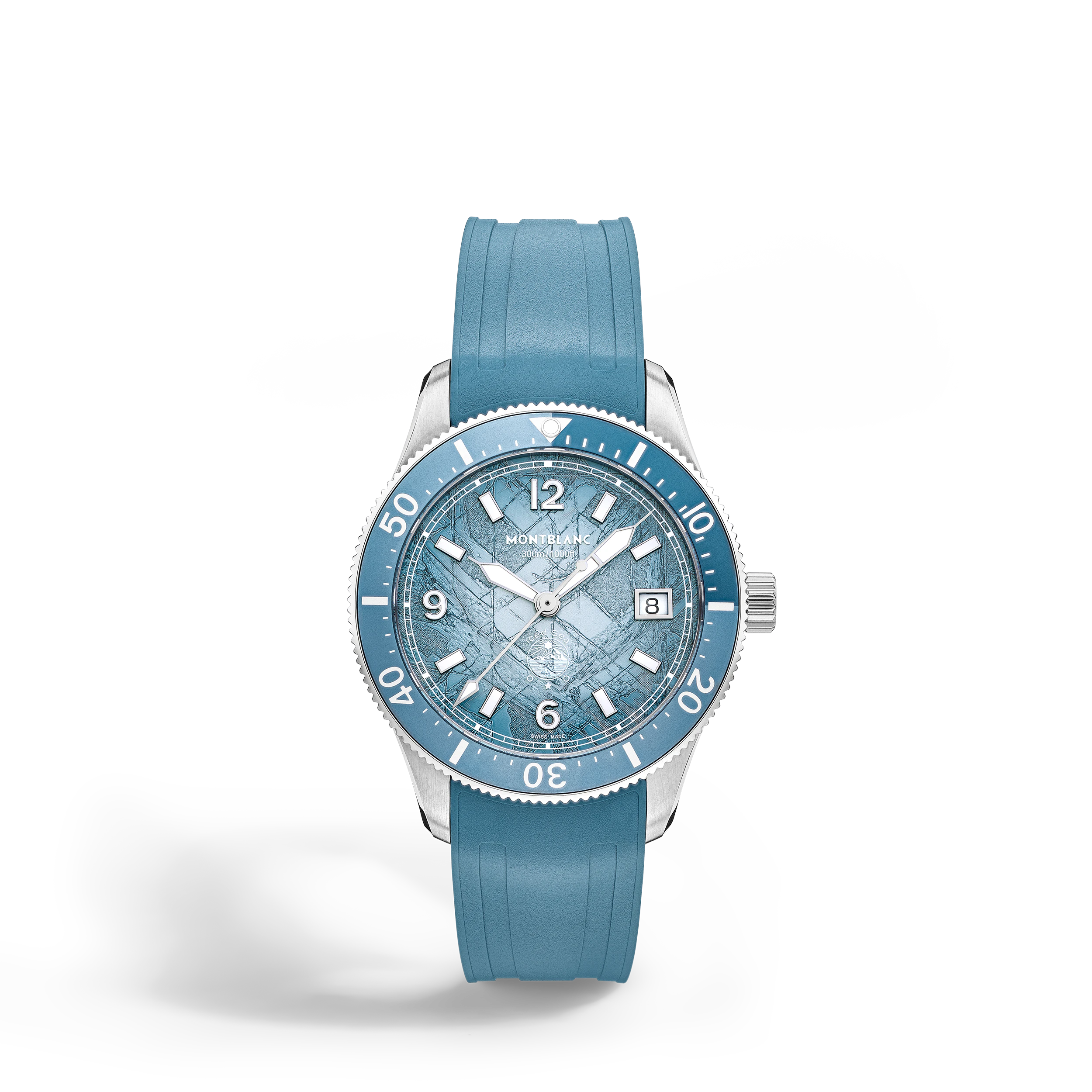 WATCH ICED 1858 GEOSPHERE 0 O2  MOUNT VISON  BLEUE EDT LIMITEE 986 PIECES   BOITIER38MM