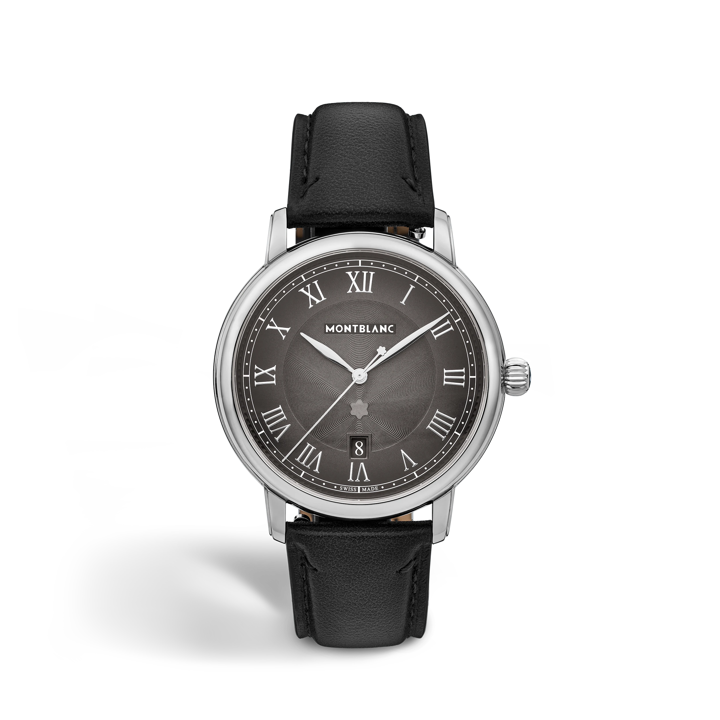 Montblanc Star Legacy Automatic Date 42 mm bracelet cuir noir