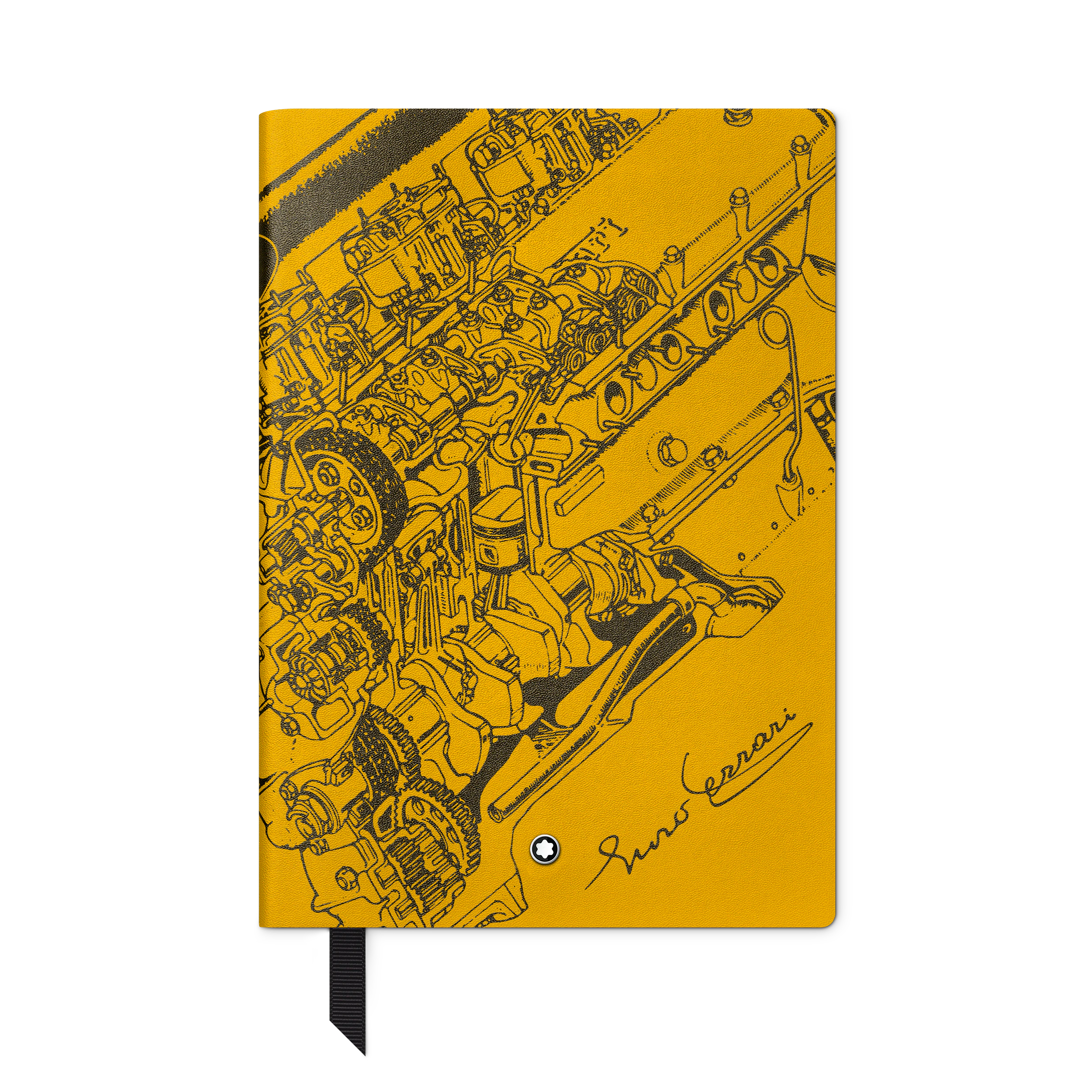 NOTEBOOK 146 GREAT CHARACTERS E.FERRARI JAUNE