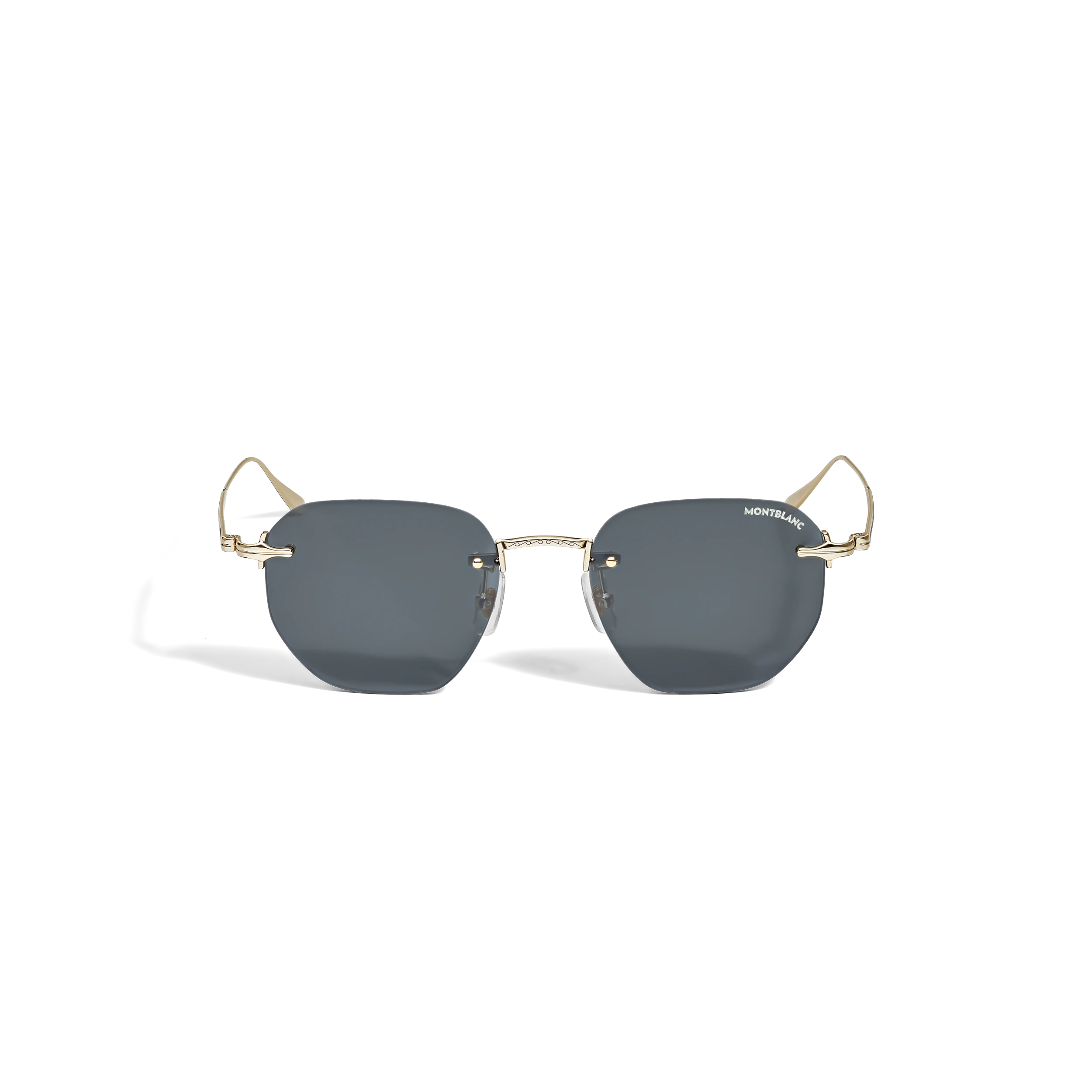 LUNETTES RONDES METAL DORE VERRES GRIS