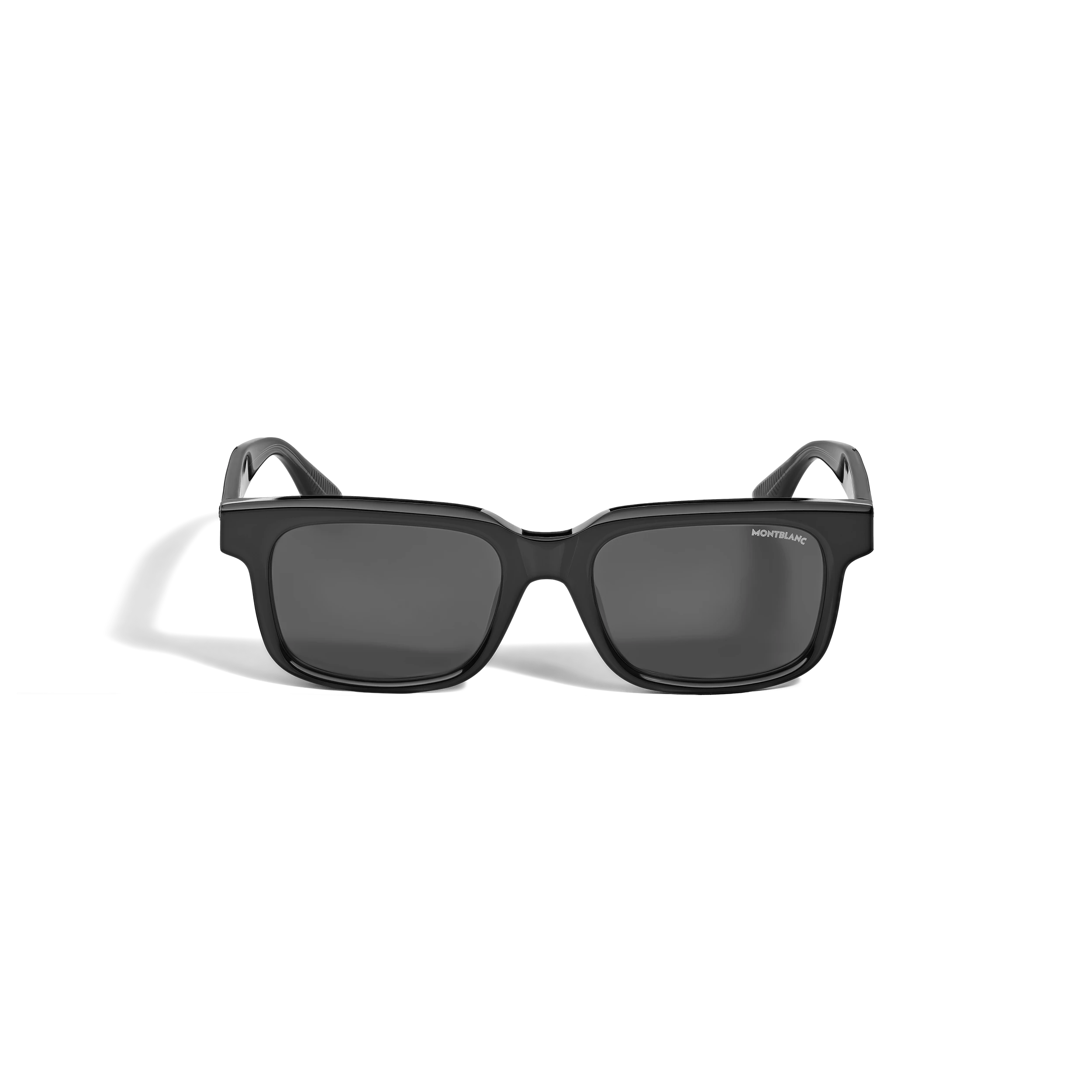 LUNETTES RECTANGULAIRES NOIRES VERRES GRIS