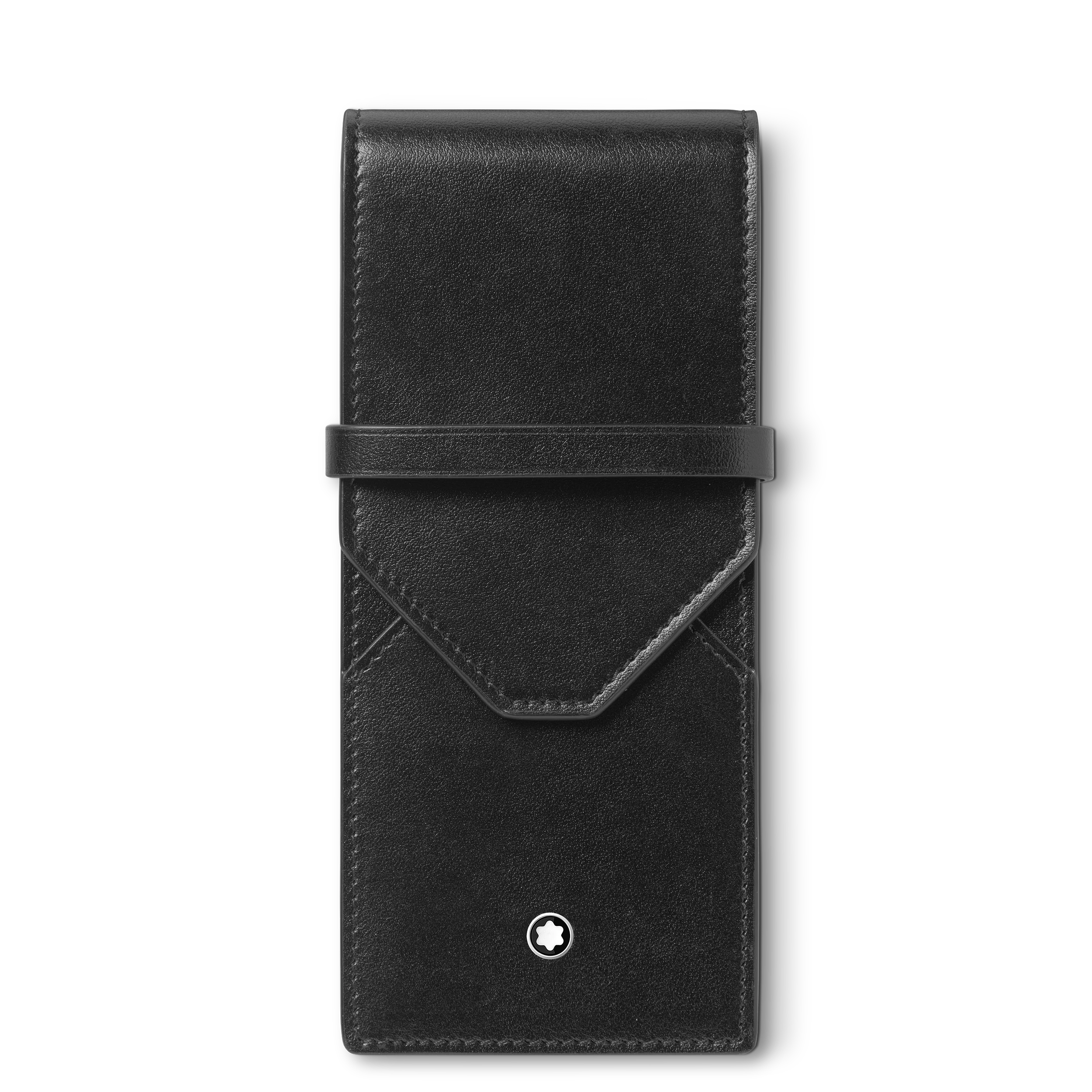 ETUI POUR 3 STYLOS MEISTERSTUCK CUIR LISSE NOIR